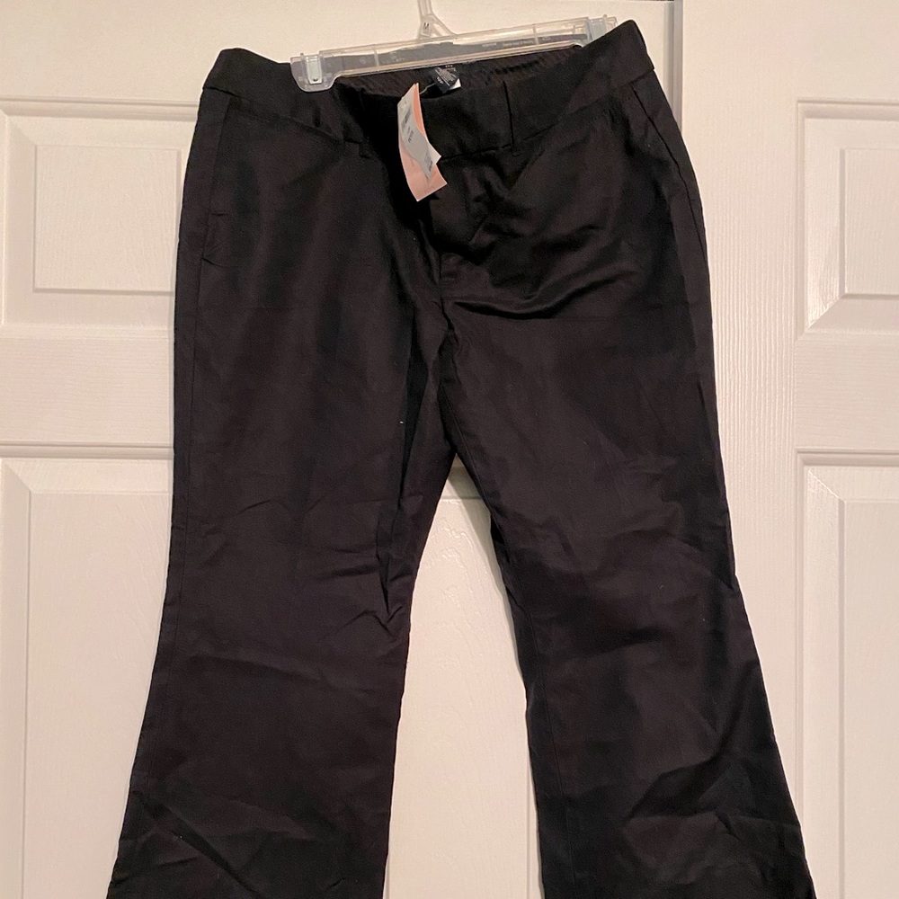 NWT Black banana republic pants size 12P